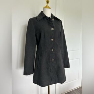 Jessica Simpson Classic Black Pea Coat